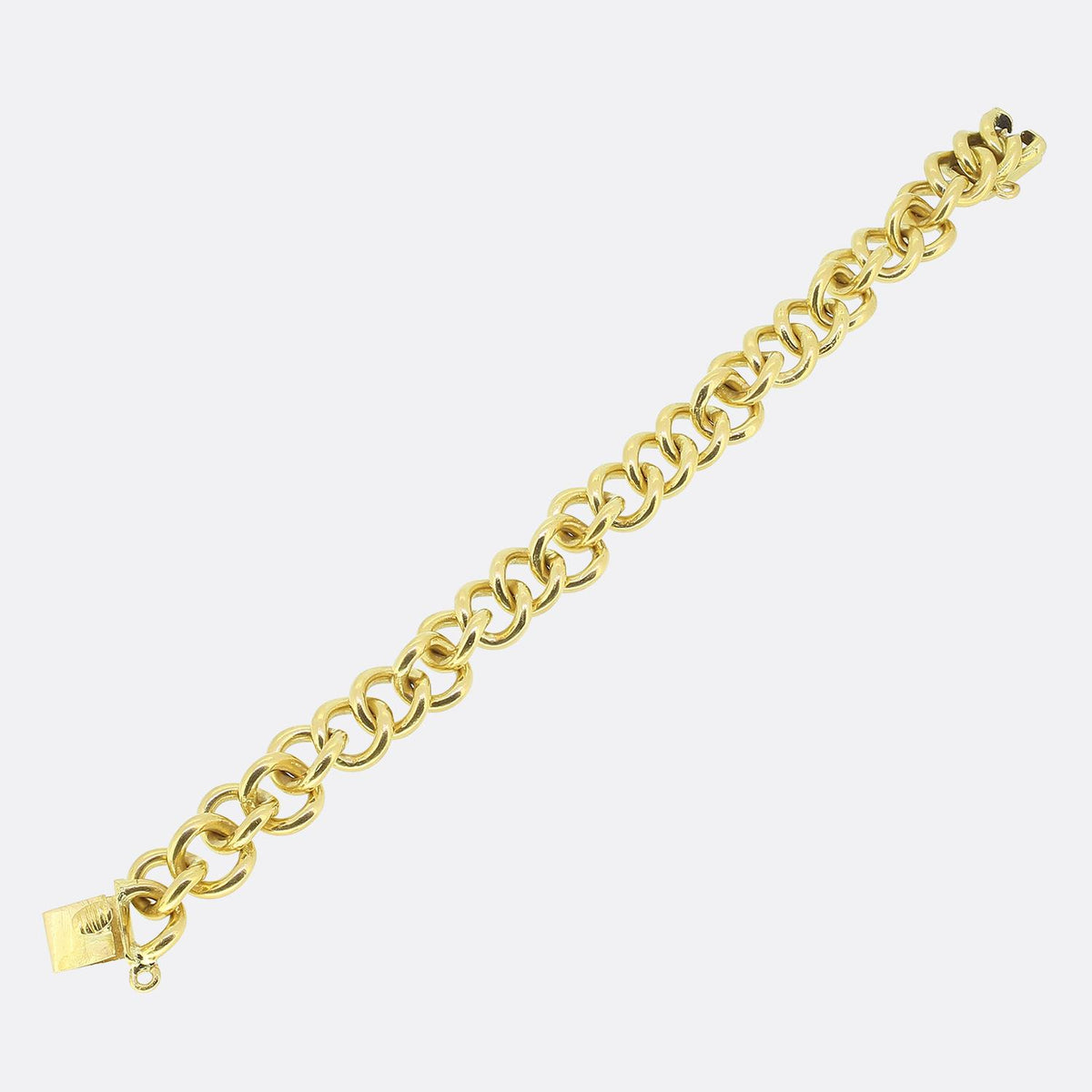 Vintage Twisted Curb Link Bracelet
