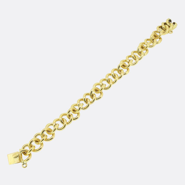 Vintage Twisted Curb Link Bracelet