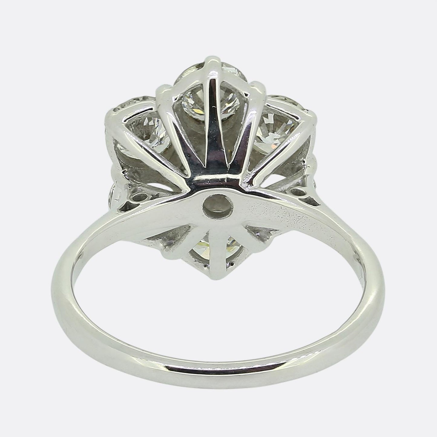 2.52 Carat Diamond Daisy Cluster Ring