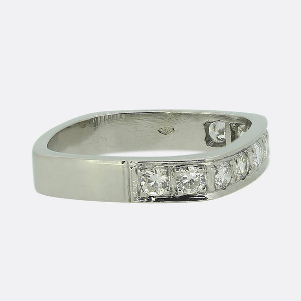 Art Deco Half-Eternity Diamond Ring