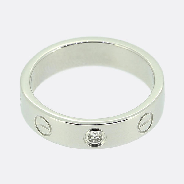 Cartier One Diamond Small LOVE Ring Size I 1/2 (48)