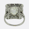 Art Deco 1.60 Carat Marquise Cut Diamond Dress Ring