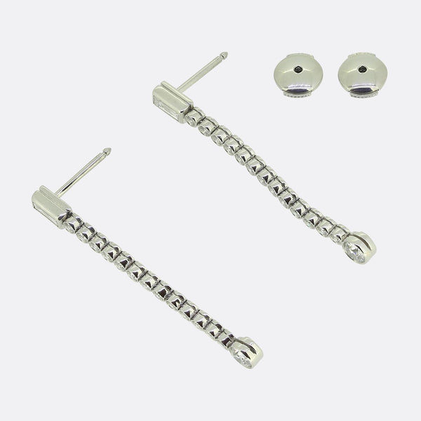 Tiffany & Co. 1.68ct Diamond Drop Jazz Earrings