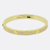 Cartier Pavé Set Diamond Classic Model LOVE Bangle Size 18