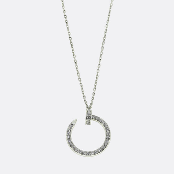 Cartier Juste Un Clou Diamond Pendant Necklace