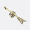 Victorian Large Diamond Arrow Brooch
