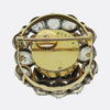 Victorian Portrait Cut Diamond Clock Brooch