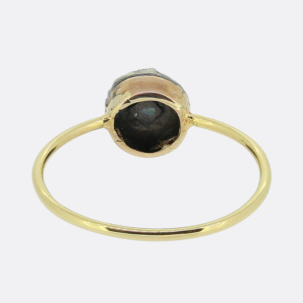 Old Cut Diamond Cluster Ring