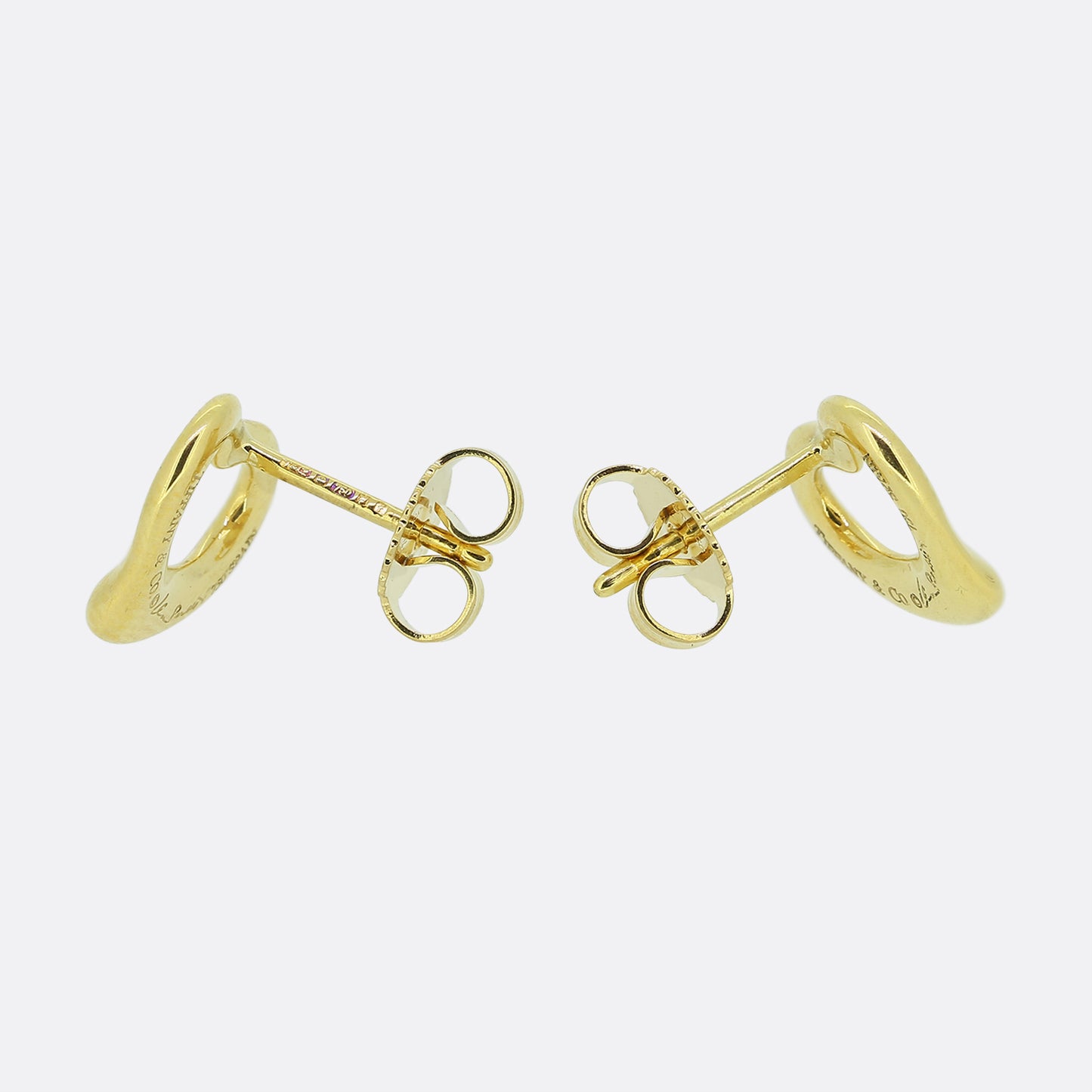 Tiffany & Co. 11mm Open Heart Earrings