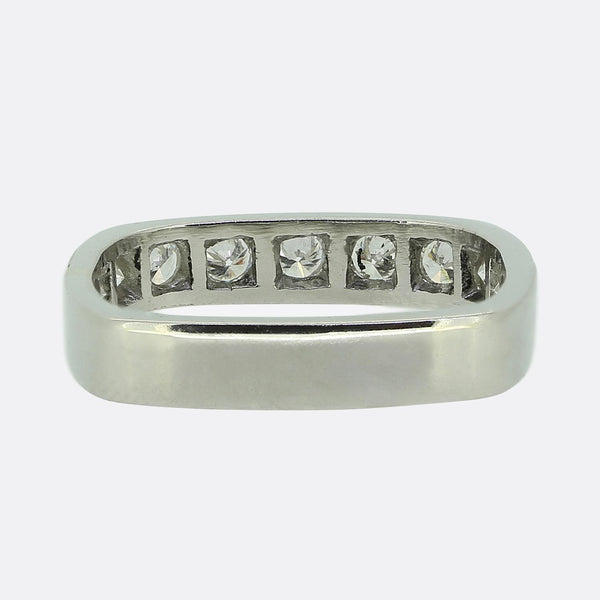 Art Deco Half-Eternity Diamond Ring