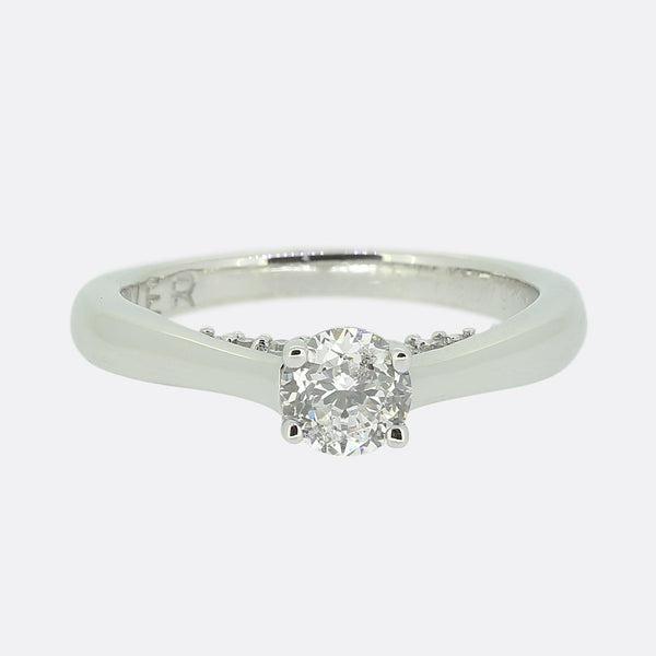 The Forever Diamond 0.40 Carat Solitaire Engagement Ring