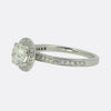 0.90 Carat Diamond Halo Engagement Ring