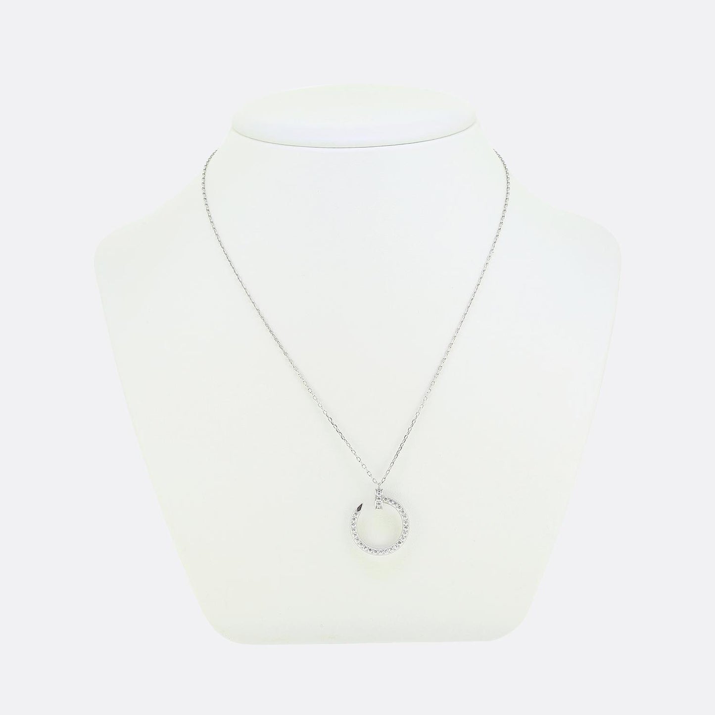 Cartier Juste Un Clou Diamond Pendant Necklace