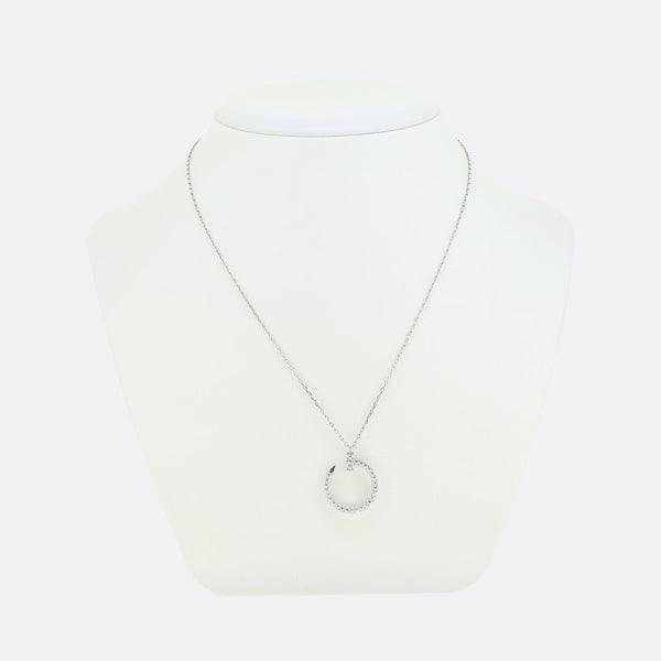 Cartier Juste Un Clou Diamond Pendant Necklace