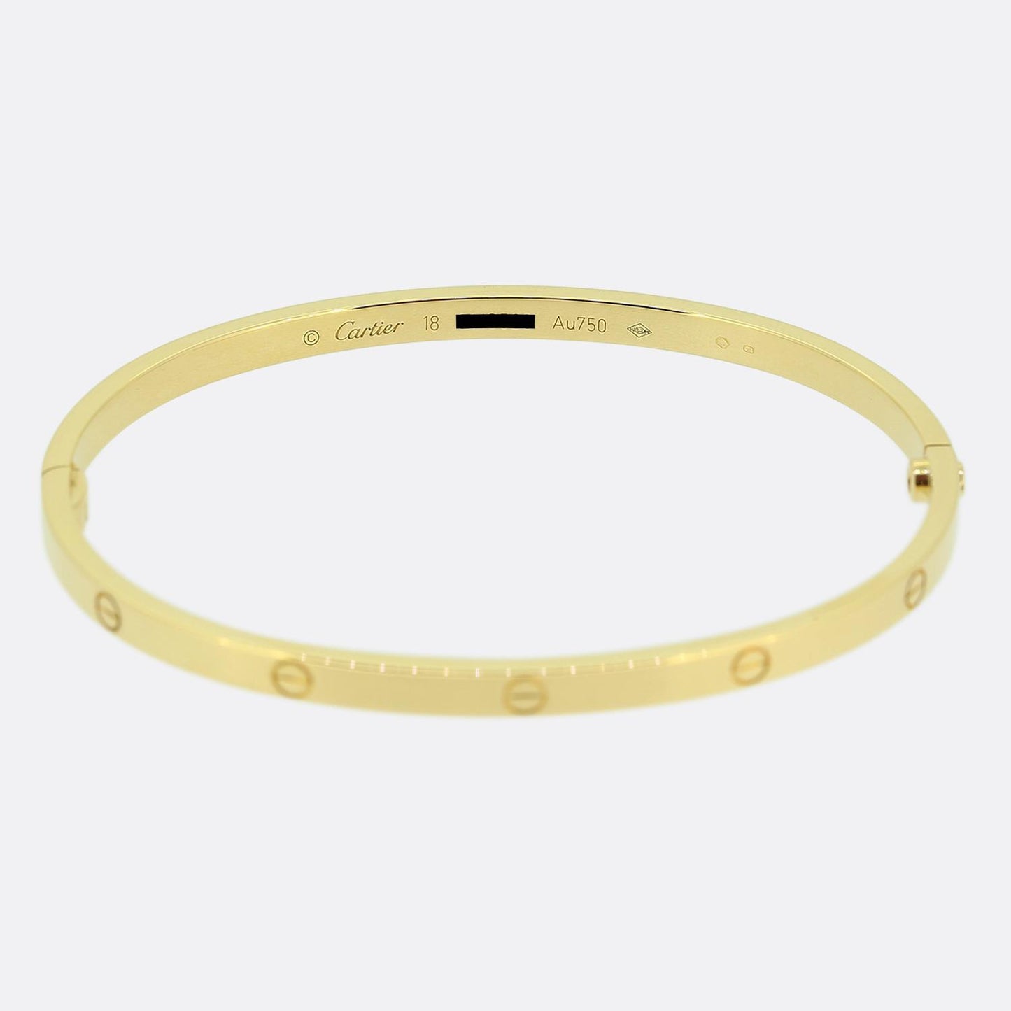Cartier Small Model LOVE Bangle Size 18