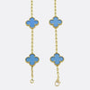Van Cleef & Arpels Vintage Alhambra 10 Motif Agate Necklace