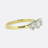 1.12 Carat Three-Stone Diamond Ring