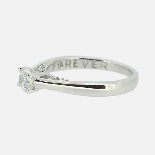 The Forever Diamond 0.40 Carat Solitaire Engagement Ring
