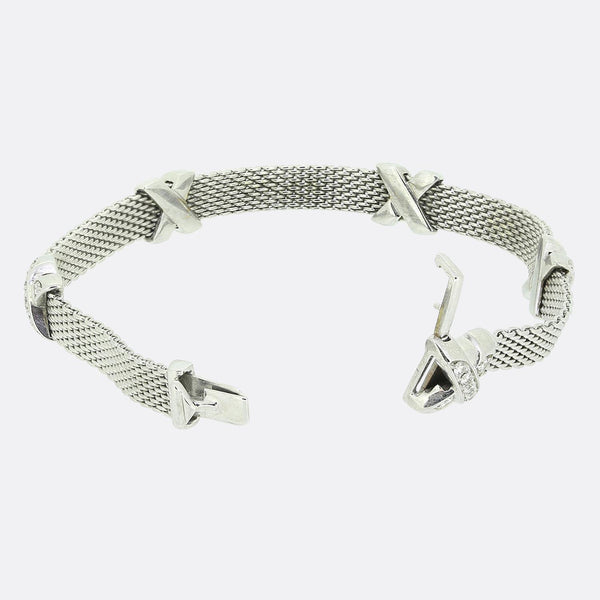 Tiffany & Co. Diamond Cross Bracelet