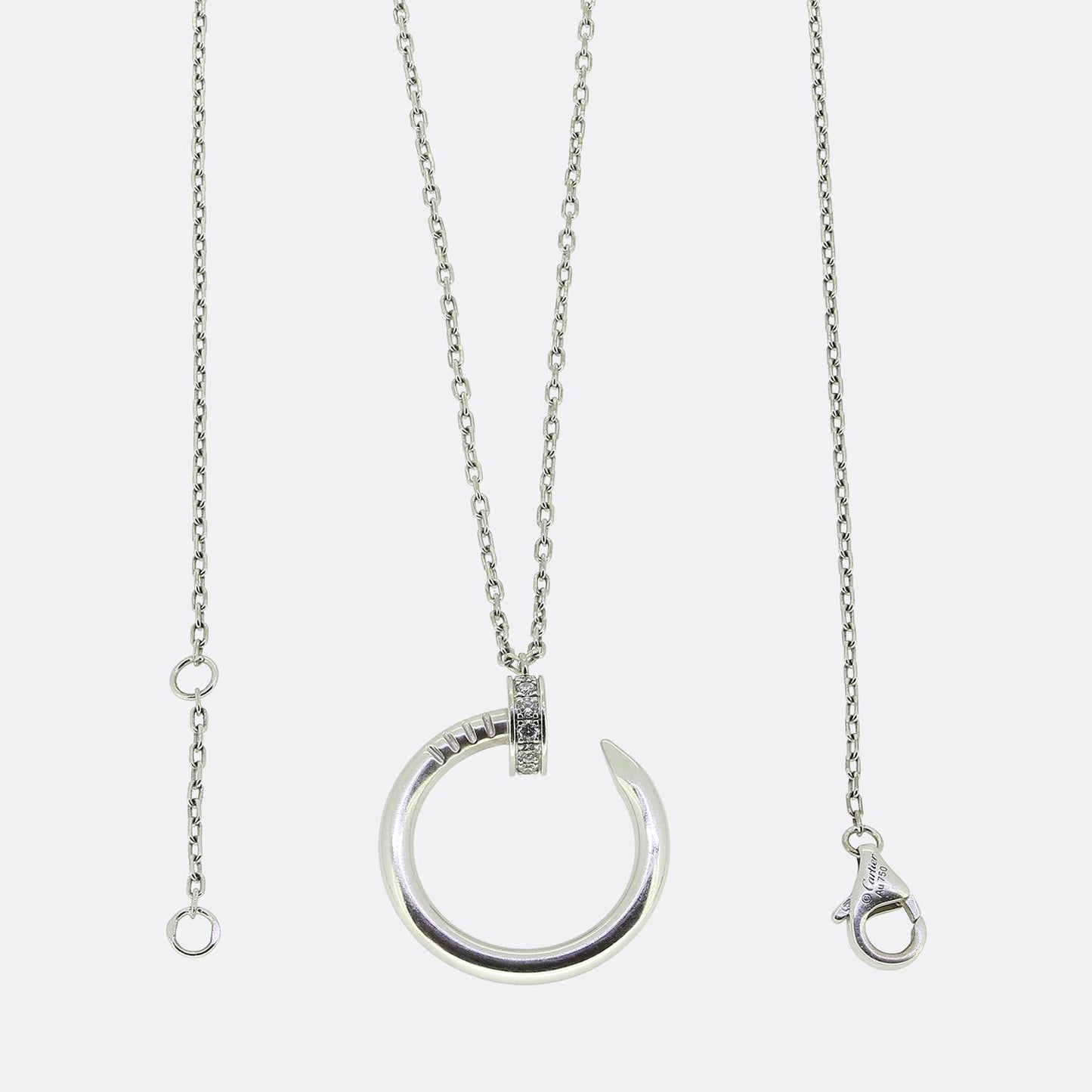 Cartier Juste Un Clou Diamond Pendant Necklace