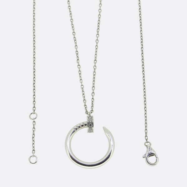 Cartier Juste Un Clou Diamond Pendant Necklace