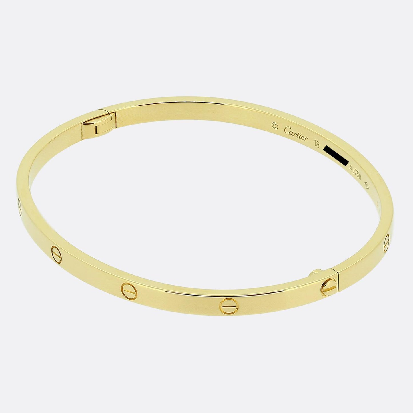 Cartier Small Model LOVE Bangle Size 18