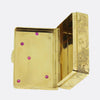 Vintage Cartier Ruby Floral Pill Box