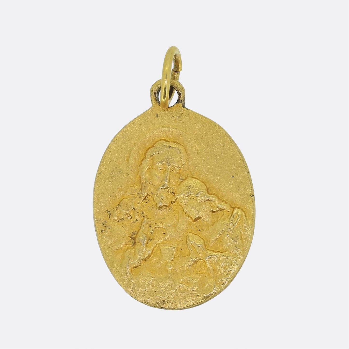 Vintage Remembrance of First Communion Catholic Medal Pendant