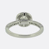 0.90 Carat Diamond Halo Engagement Ring