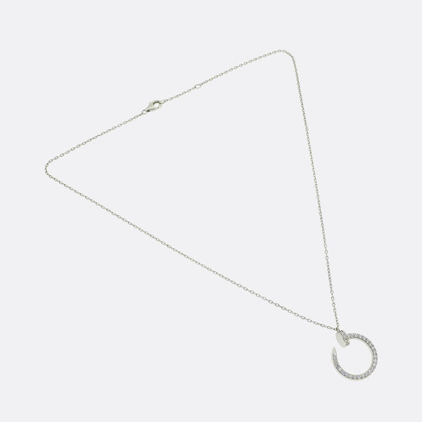 Cartier Juste Un Clou Diamond Pendant Necklace
