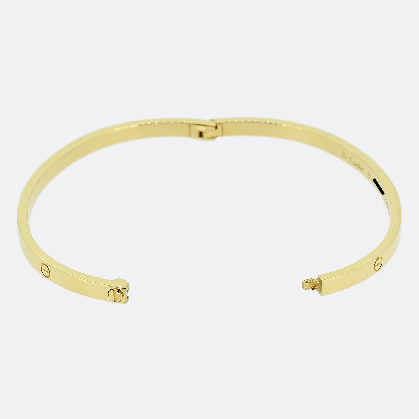 Cartier Small Model LOVE Bangle Size 18