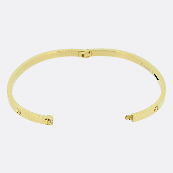 Cartier Small Model LOVE Bangle Size 18