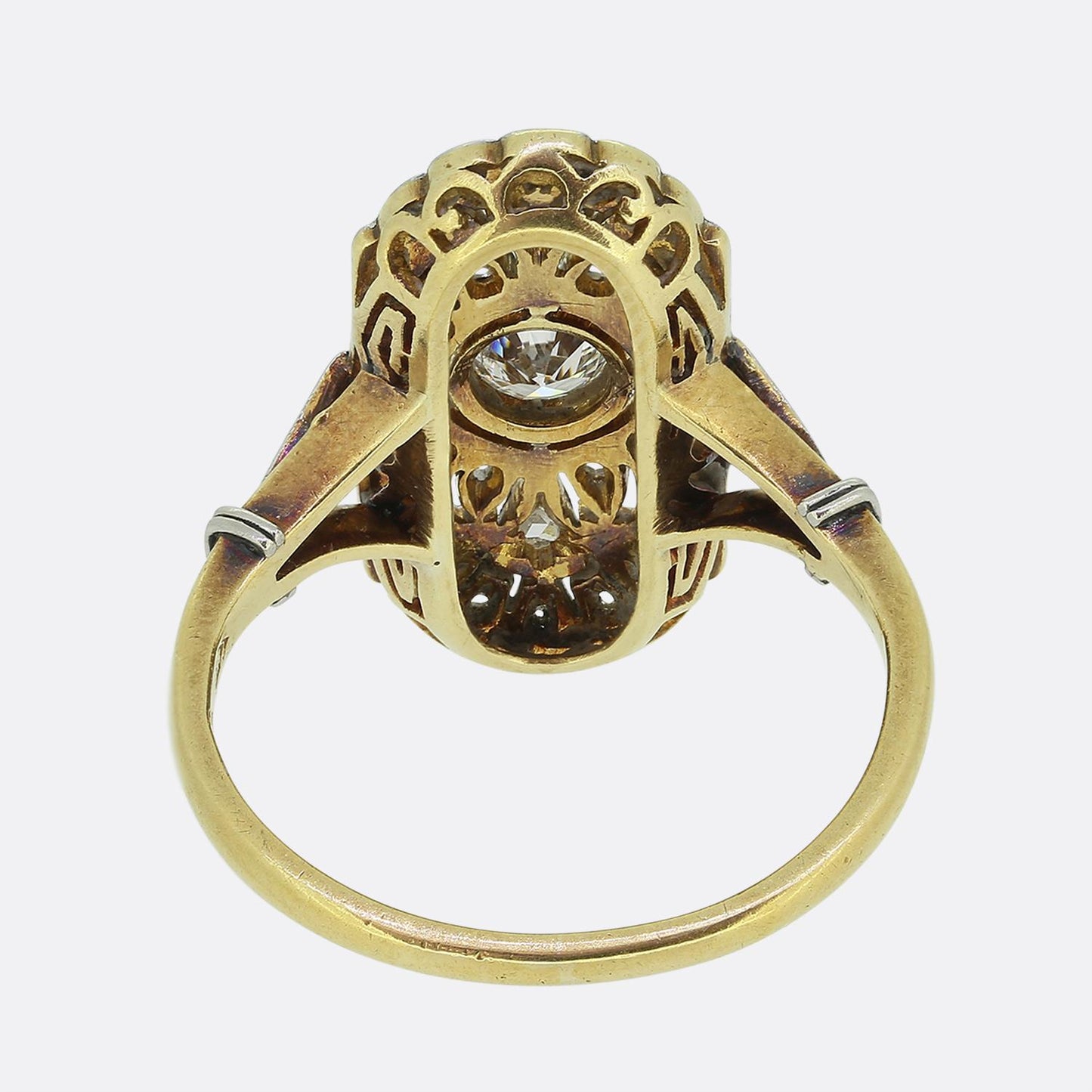 Edwardian Diamond Tablet Ring