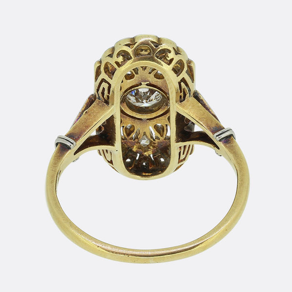 Edwardian Diamond Tablet Ring