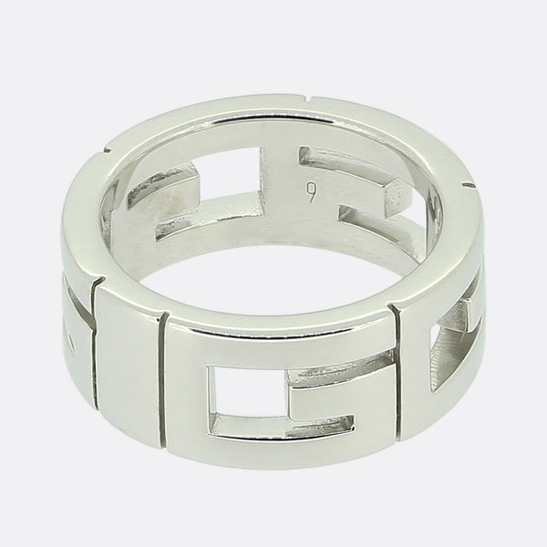 Gucci Diamond G Ring Size I (48)