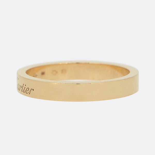 Cartier C De Cartier 3mm Wedding Ring