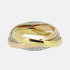 Cartier Diamond Trinity Ring Size P (57)