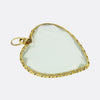 Victorian Rock Crystal Heart Pendant