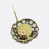 Victorian Portrait Cut Diamond Clock Brooch