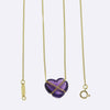 Tiffany & Co. Cross My Heart Amethyst Necklace