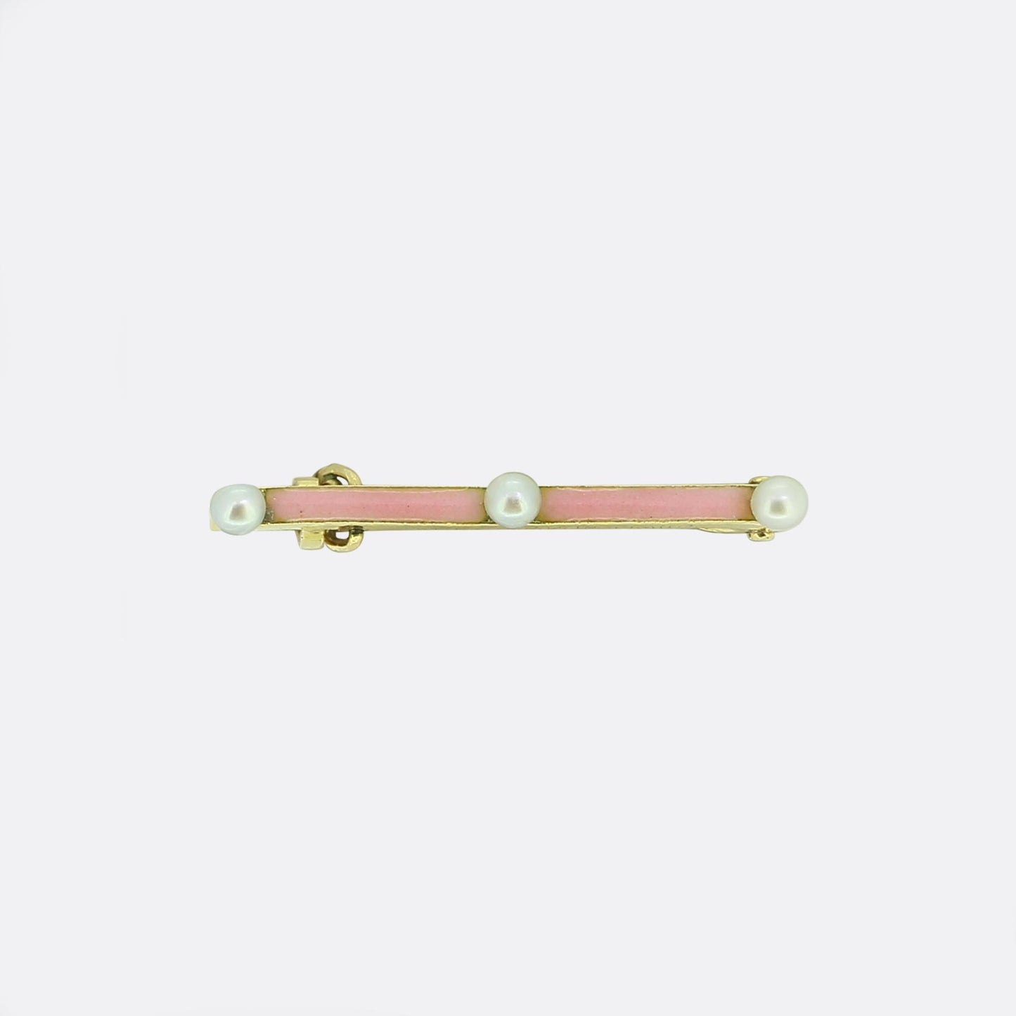 Cartier Pearl Mini Bar Brooch