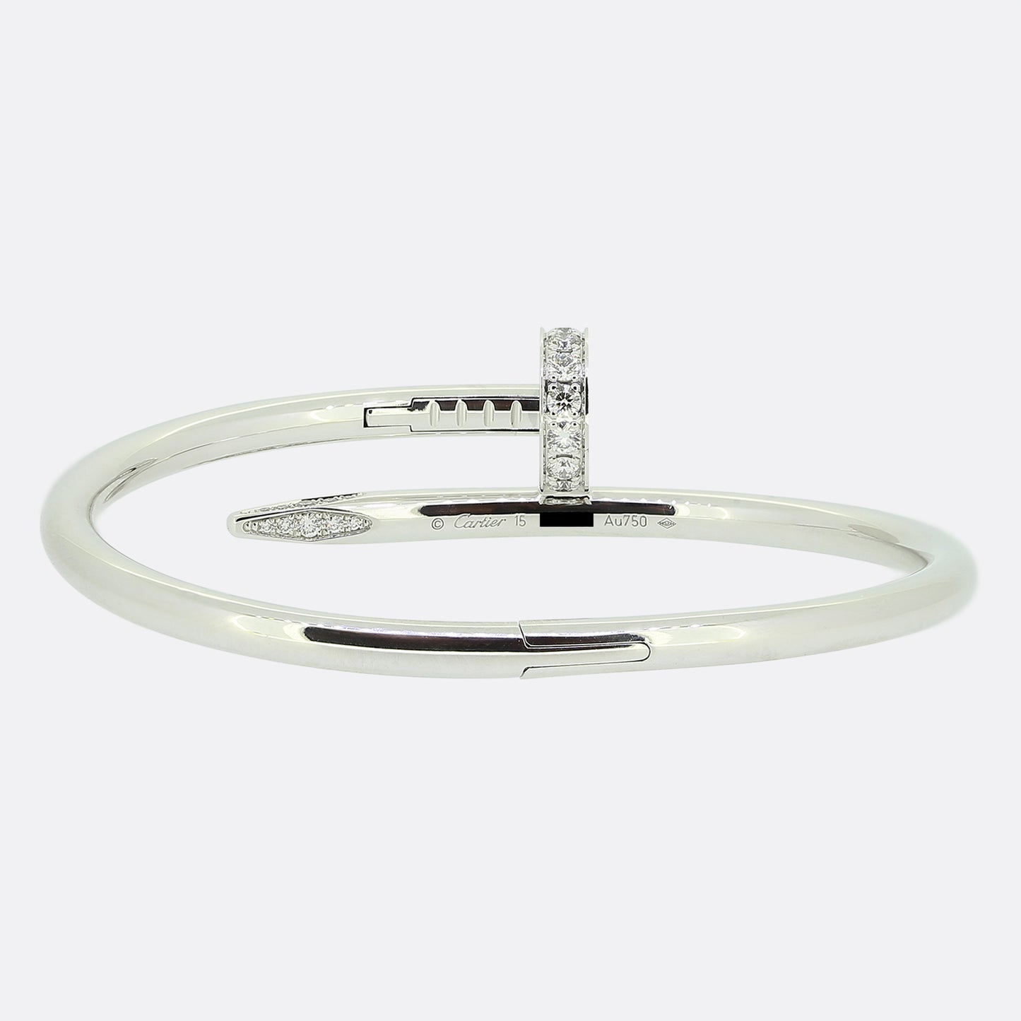 Cartier Juste un Clou Diamond Bracelet Size 15