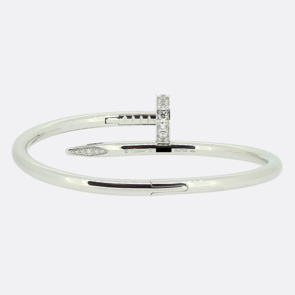 Cartier Juste un Clou Diamond Bracelet Size 15