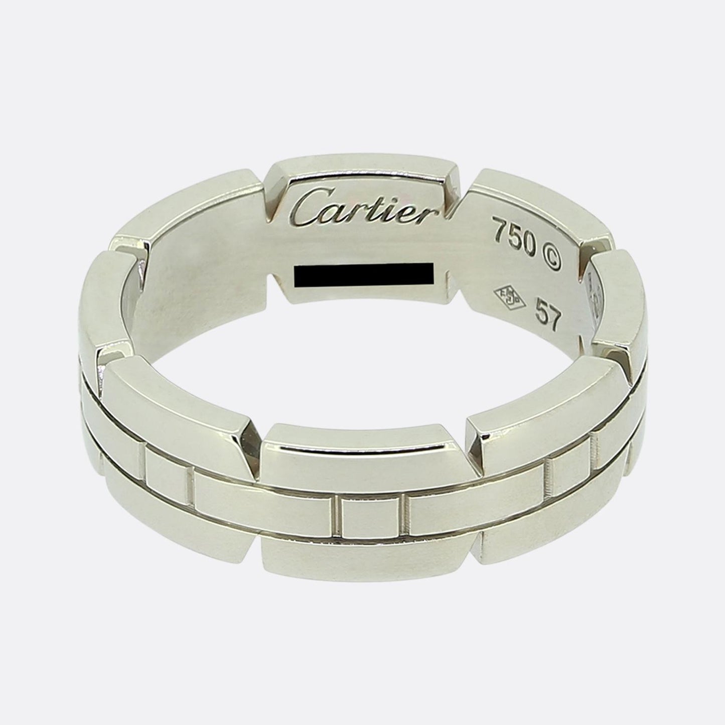 Cartier Tank Band Ring Size P 1/2 (57)
