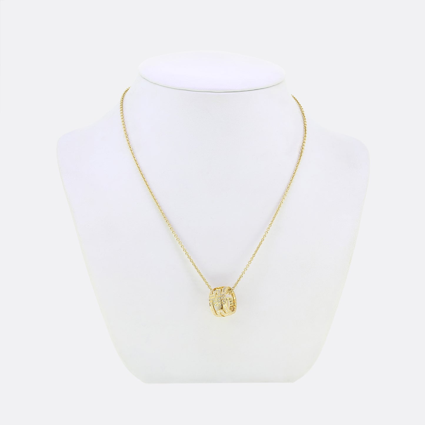 Bvlgari Parentesi Diamond Pendant Necklace