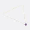 Tiffany & Co. Cross My Heart Amethyst Necklace