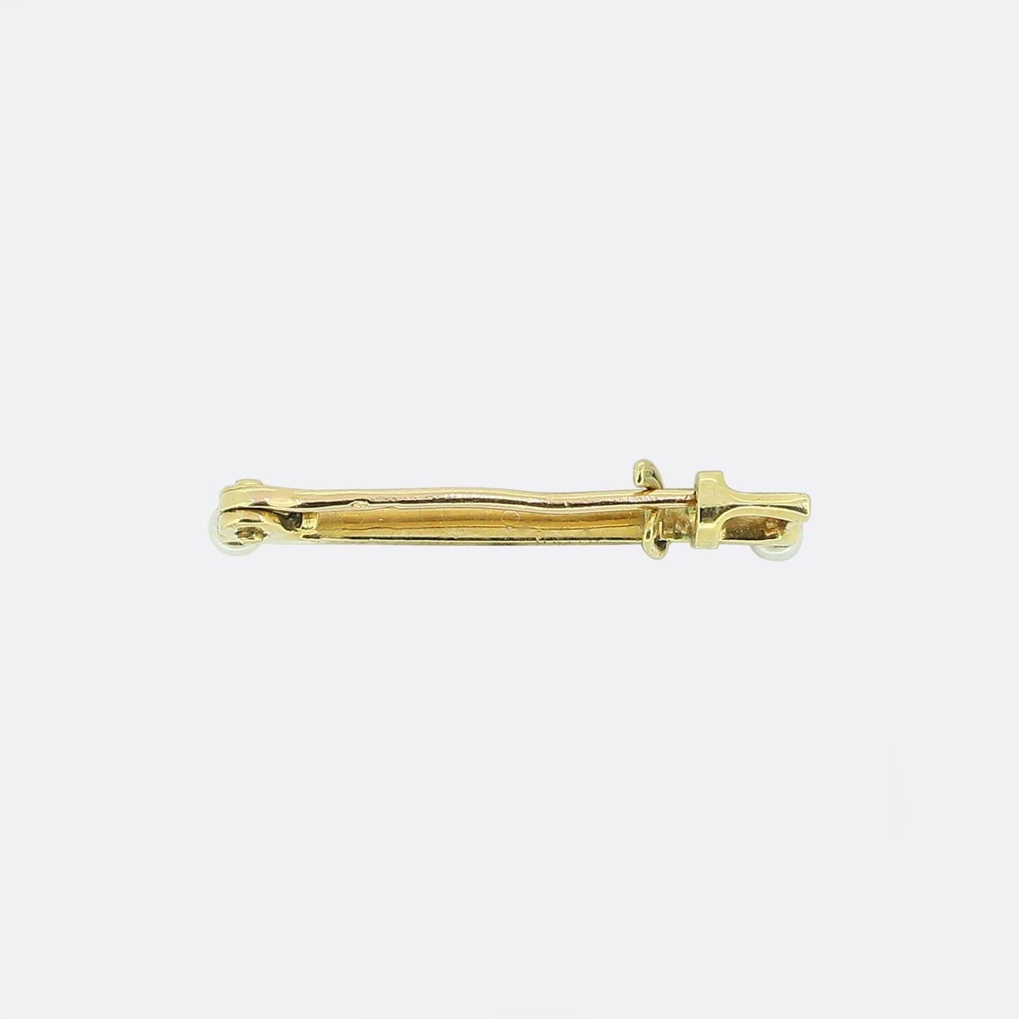 Cartier Pearl Mini Bar Brooch