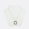 Art Deco Mother of Pearl Sapphire and Diamond Tutankhamun Pendant Necklace