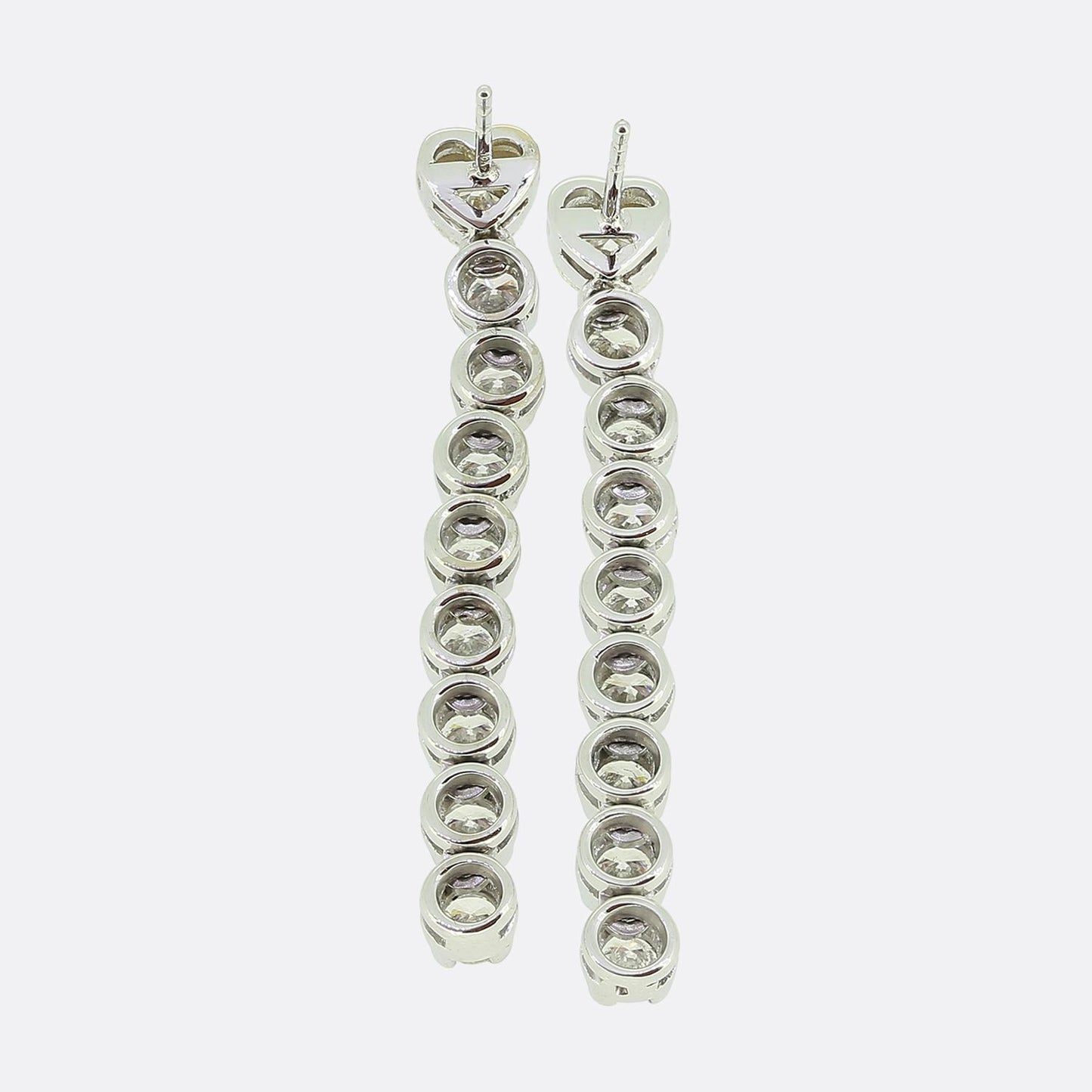 Vintage Diamond Drop Earrings