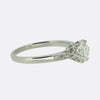 Art Deco 0.90 Carat Diamond Engagement Ring